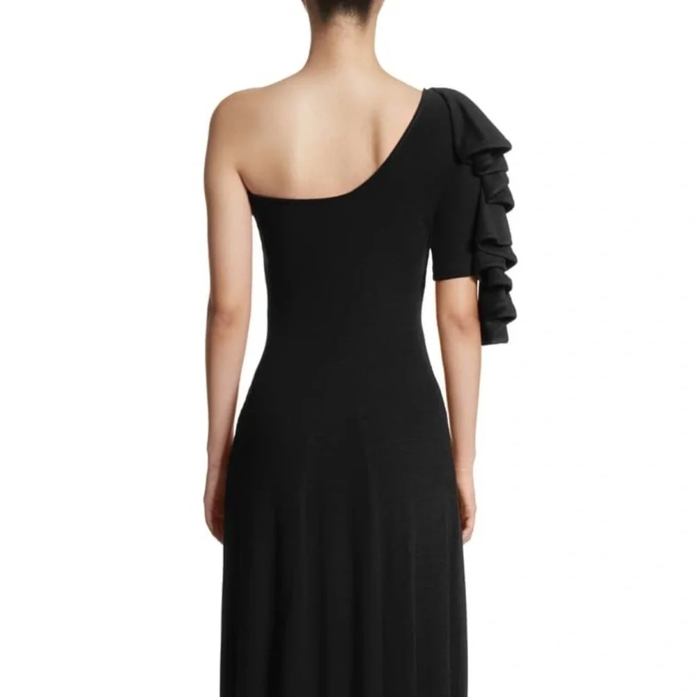 Beaufille Dione One Shoulder‎ Ribbed Knit Dress M